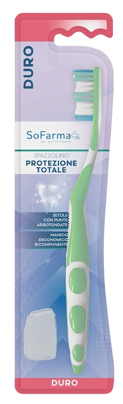 SPAZZOLINO TOTAL PROTECTION SETOLE DURE SOFARMAPIU'