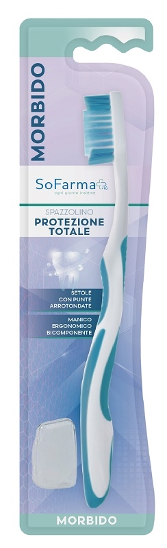 SPAZZOLINO TOTAL PROTECTION SETOLE MORBIDE SOFARMAPIU'