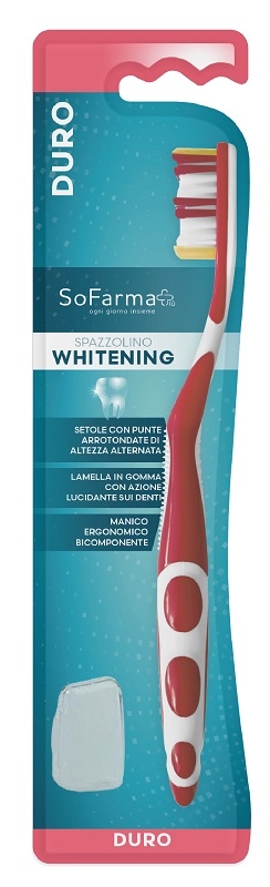 SPAZZOLINO WHITE SETOLE DURE SOFARMAPIU'