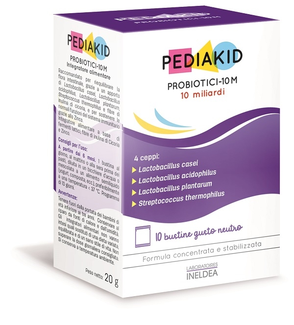 PEDIAKID PROBIOTICI 10M 10 BUSTINE