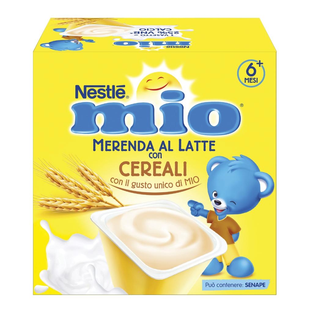 MIO MERENDA AL LATTE CEREALI 4 PEZZI DA 100 G