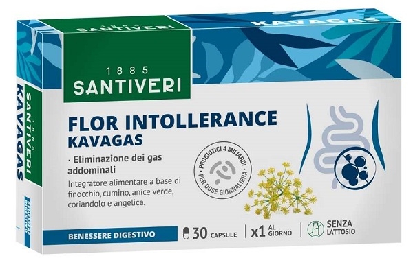 FLOR INTOLLERANCE KAVAGAS 30 CAPSULE