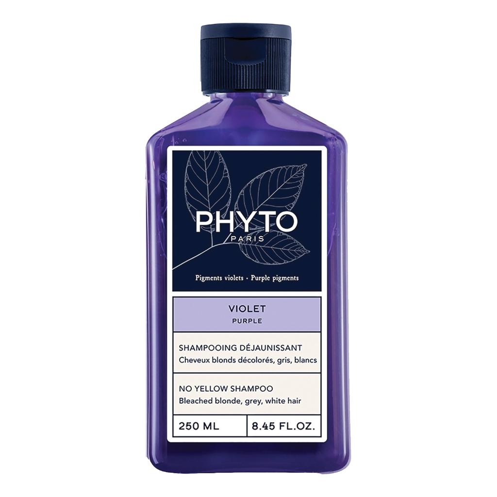 PHYTO PARIS VIOLET SHAMPOO ANTI GIALLO PER CAPELLI BIONDI DECOLORATI GRIGI BIANCHI 250 ML