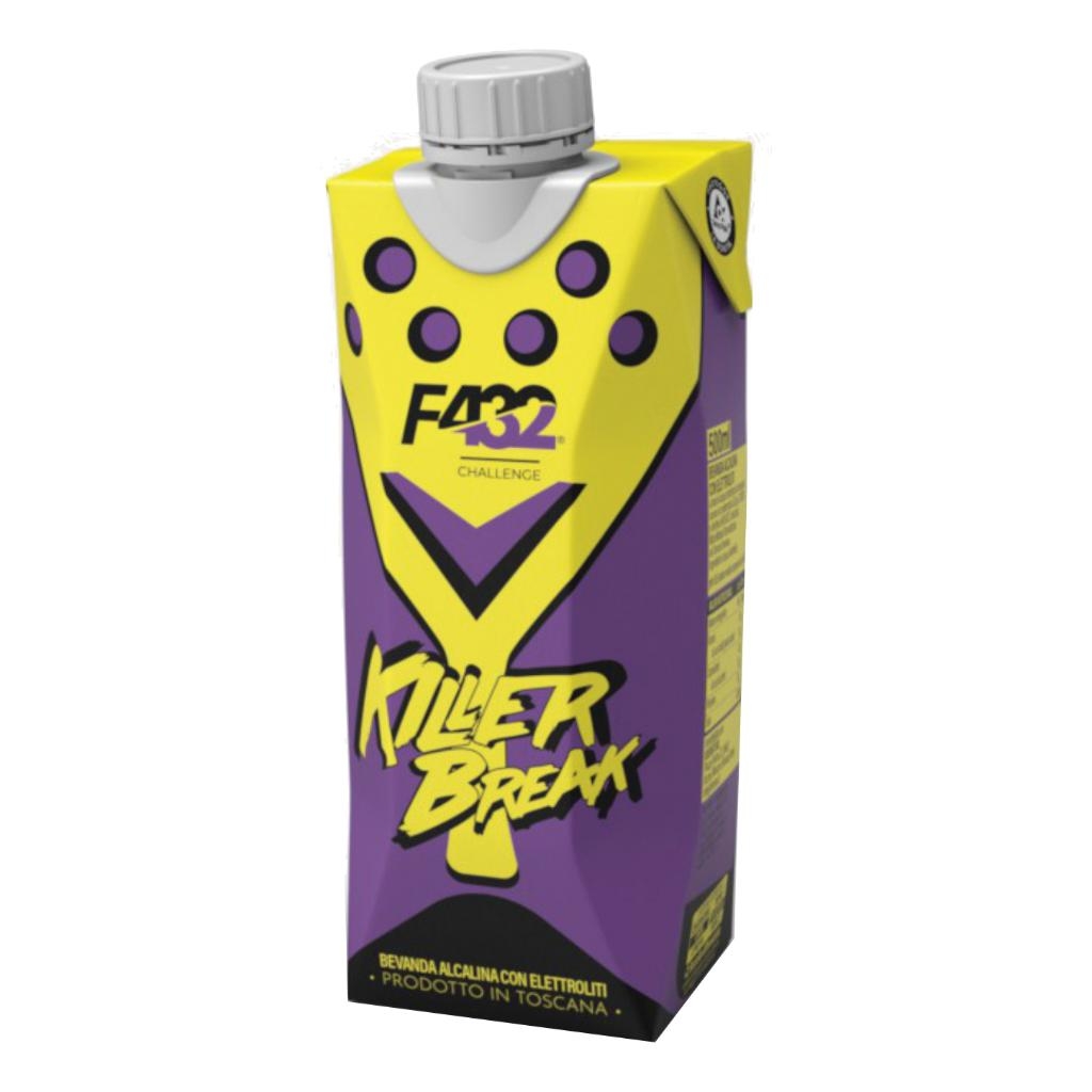 F432 KILLER BREAK ACQUA SENZA BOLLE ALCALINA OLIGOMINERALE PH 8,5 500 ML