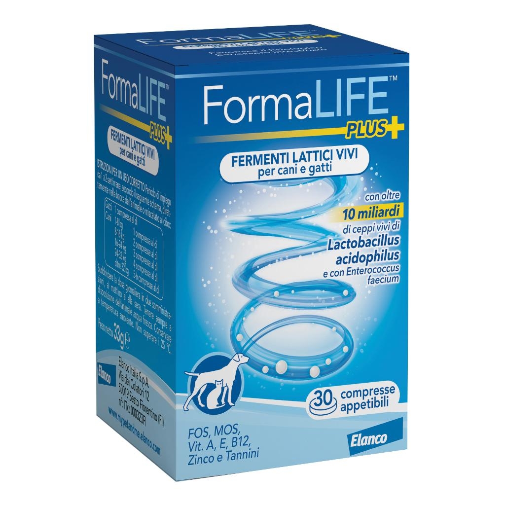 FORMALIFE PLUS FERMENTI LATTICI VIVI 30 COMPRESSE APPETIBILI
