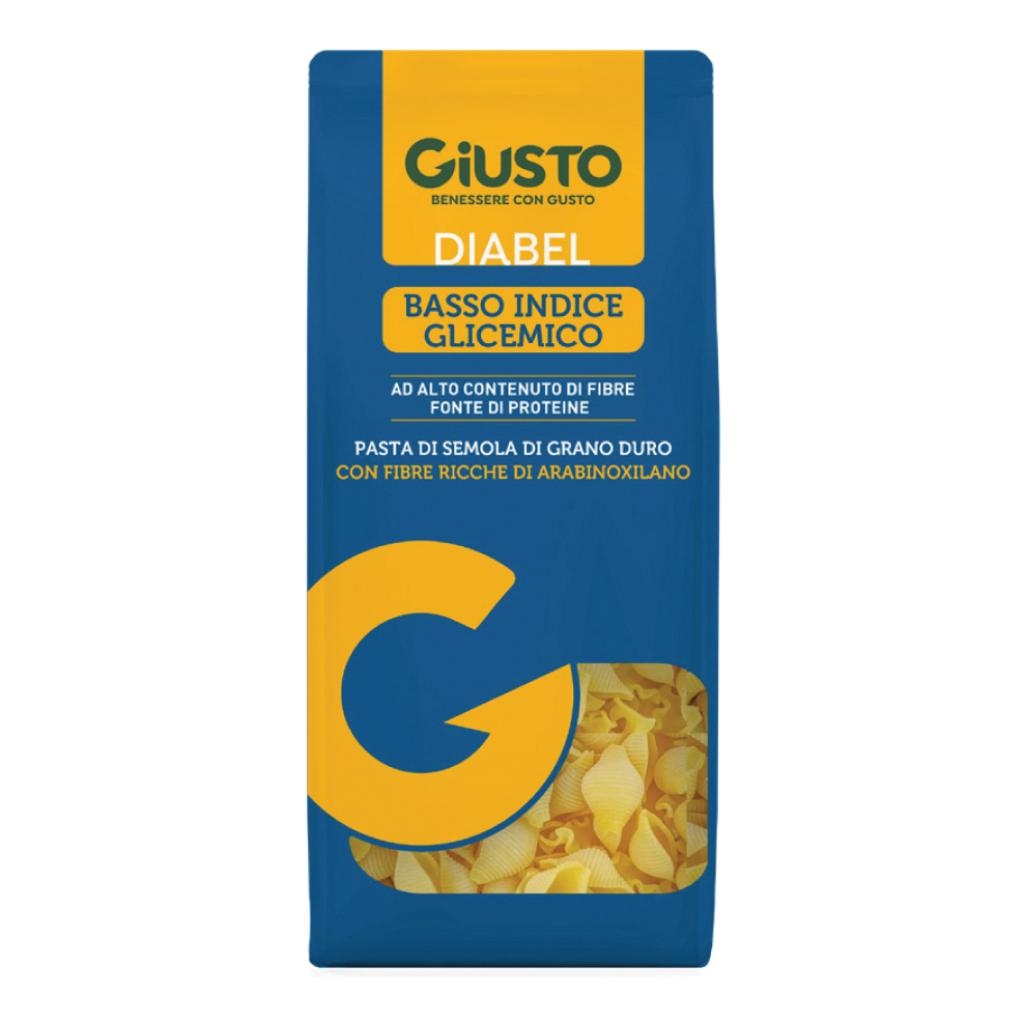 GIUSTO DIABEL BASSO INDICE GLICEMICO PASTA CONCHIGLIETTE 400 G