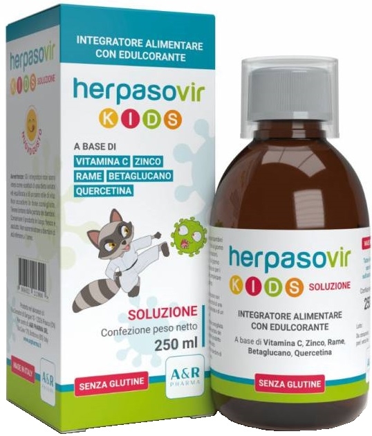 HERPASOVIR KIDS SOLUZIONE RT 250 ML