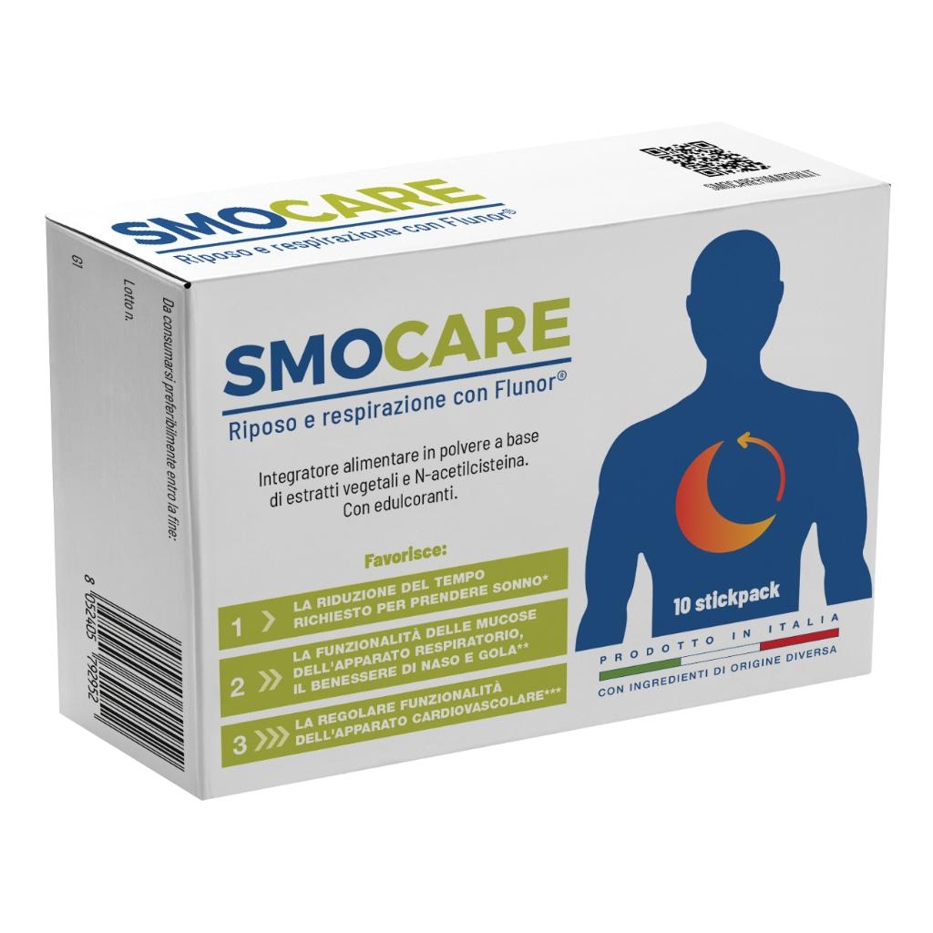 SMOCARE RIPOSO E RESPIRAZIONE CON FLUNOR 10 STICKPACK DA 3 G