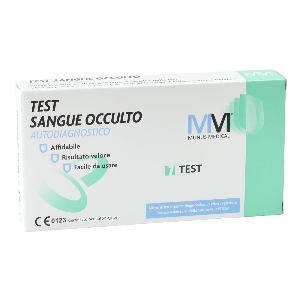 MUNUS MEDICAL TEST AUTODIAGNOSTICO SANGUE OCCULTO