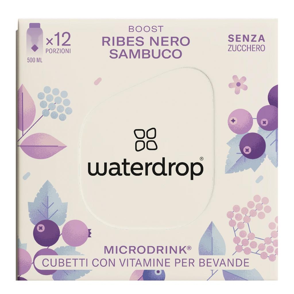 WATERDROP MICRODRINK BOOST 12 CUBETTI