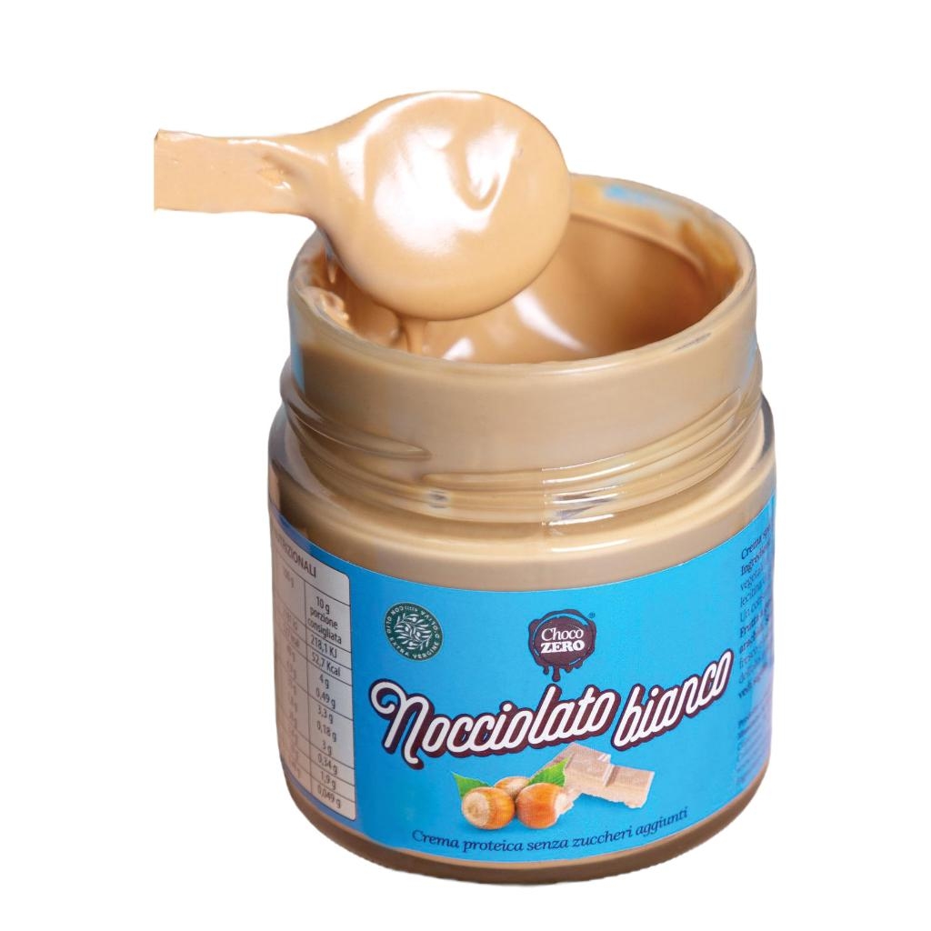 CHOCO ZERO CREMA PROTEICA NOCCIOLATO BIANCO 250 G