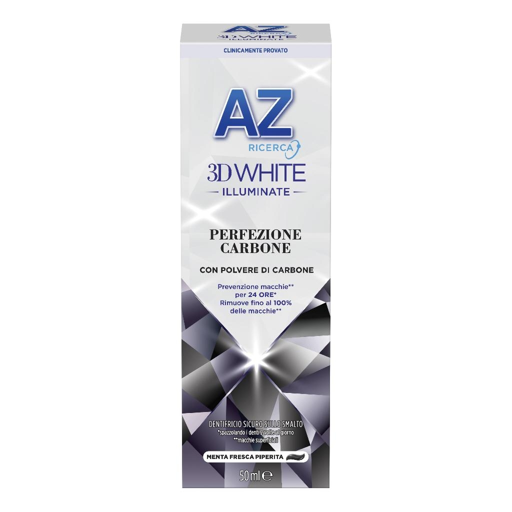 AZ 3D WHITE DENTIFRICIO ILLUMINANTE CARBONE 50 ML