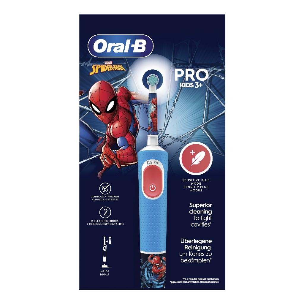 ORALB SPIDERMAN SPAZZOLINO ELETTRICO+1 REFERENZA