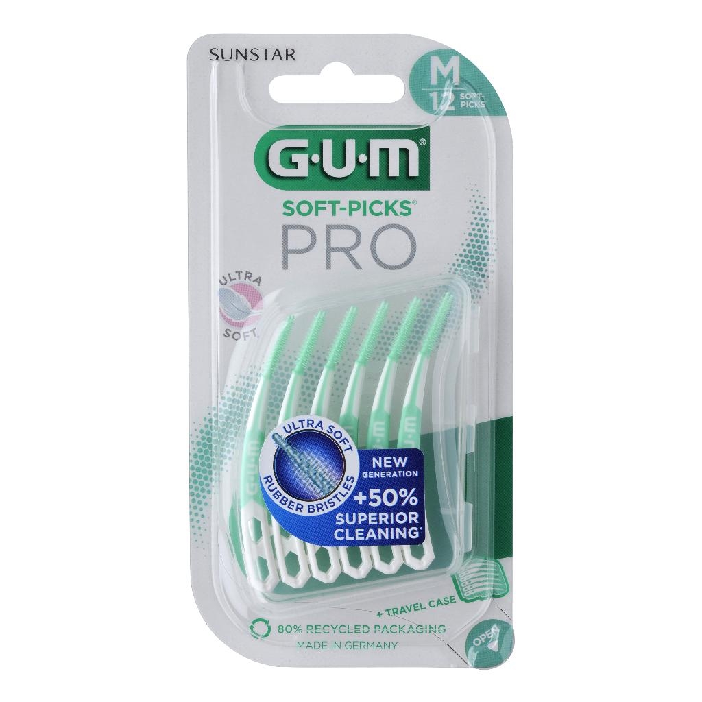 GUM SOFT PICK PRO MEDIUM 12 PEZZI