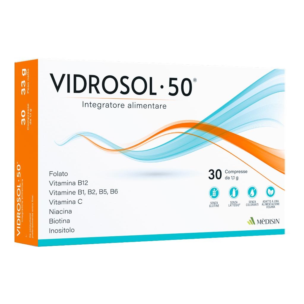 VIDROSOL 50 30 COMPRESSE