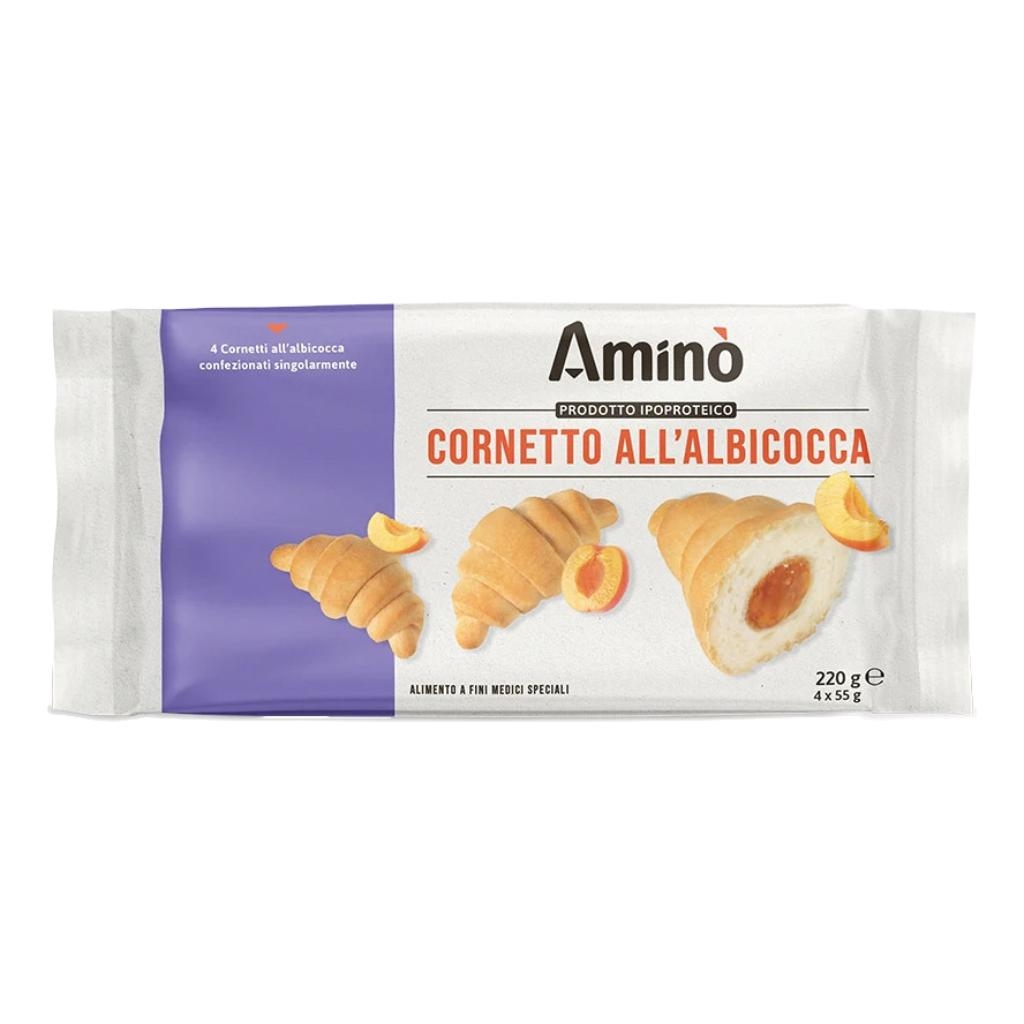 AMINO' CORNETTO ALBICOCCA 4 PEZZI DA 55 G