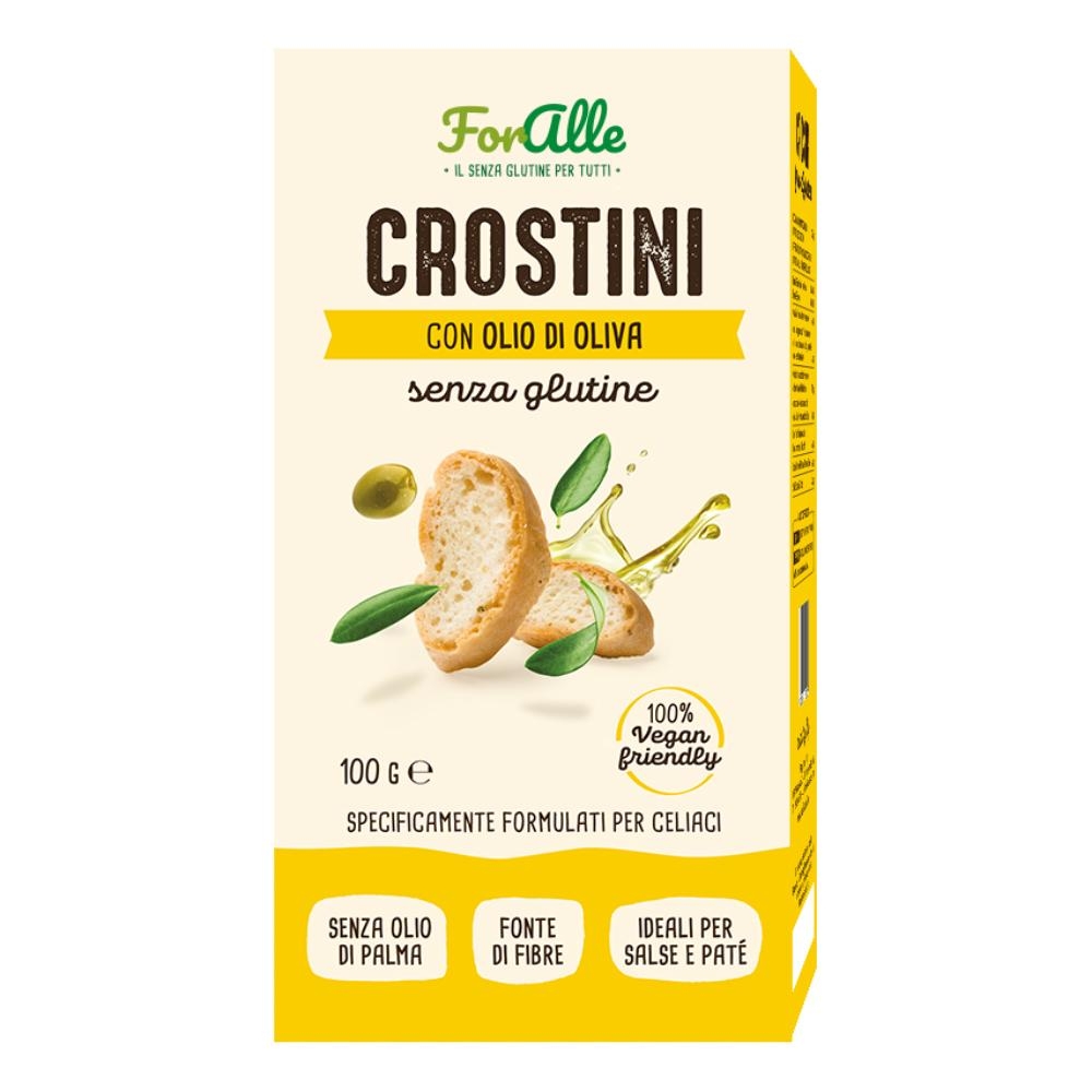 FORALLE CROSTINI CON OLIO EXTRAVERGINE D'OLIVA 100 G