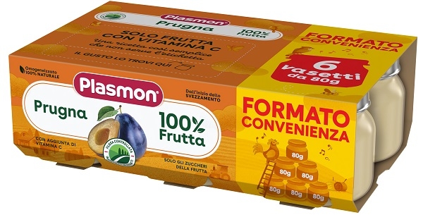 PLASMON OMOGENEIZZATO PRUGNA 6X80 G