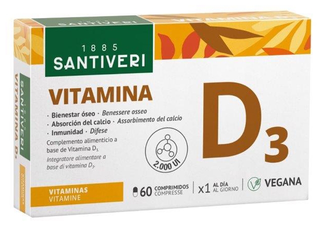 VITAMINA D3 2000UI VEGETALE 60 COMPRESSE