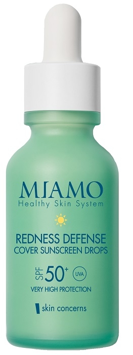 MIAMO NEW FORMULA MIAMO SKIN CONCERNS REDNESS DEFENSE COVER SUNSCREEN DROPS NUDE 30 ML