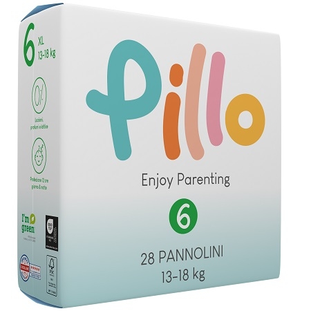 PILLO ENJOY PANNOLINI XL 13 18 KG TAGLIA 6 28 PEZZI