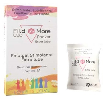 FILD MORE CBD EXTRA LUBE POCKET 5 BUSTINE DA 2 ML