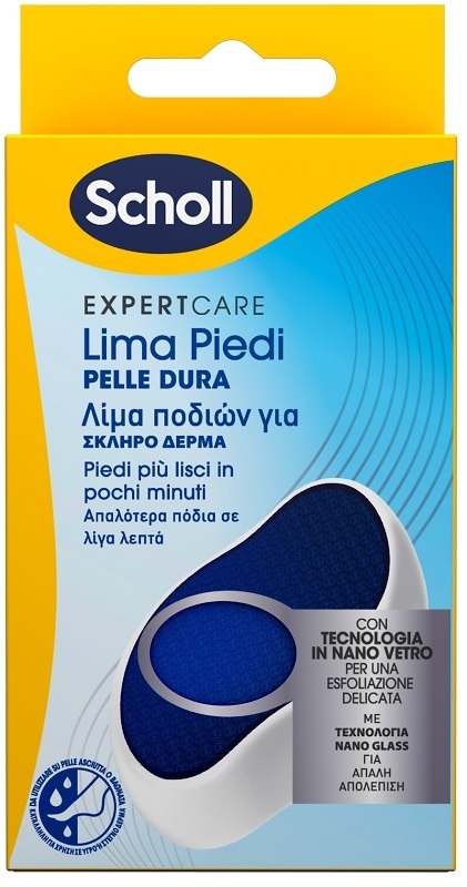 SCHOLL LIMA PIEDI PELLE DURA