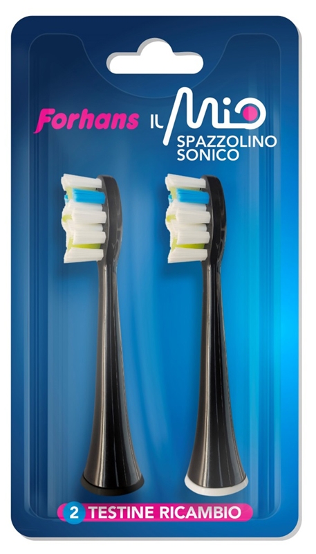 FORHANS ILMIO SPAZZOLINO SONICO 2 TESTINE RICAMBIO