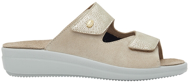 ANTONIA ELASTIC PRINTED SUEDE+SUEDE W PLATINUM 38