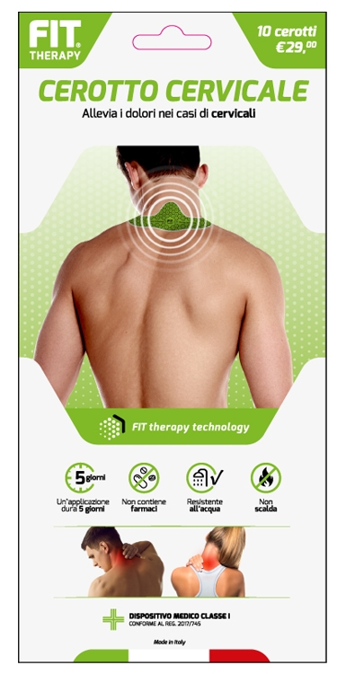 FIT THERAPY CEROTTO CERVICALE 10 PEZZI