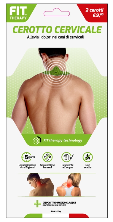 FIT THERAPY CEROTTO CERVICALE 2 PEZZI