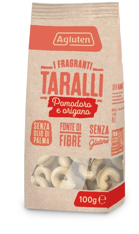 AGLUTEN TARALLI POMODORO E ORIGANO 100 G