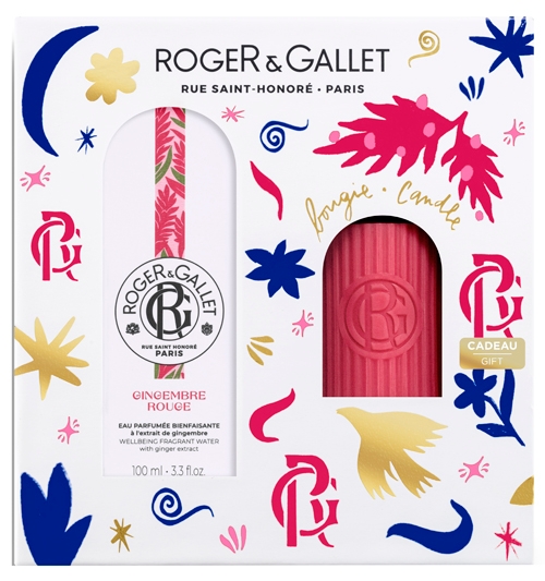 ROGER&GALLET SET NATALE GINGR 100 ML + CANDELA