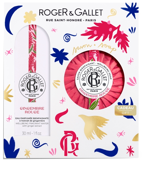 ROGER&GALLET SET NATALE GINGR 30 ML + SAPONE 100 G