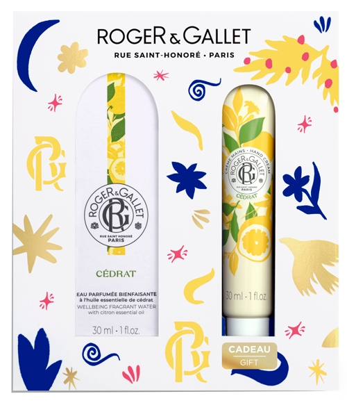 ROGER&GALLET SET NATALE CEDRAT EAU DE TOILETTE 30 ML + CREMA MANI 30 ML