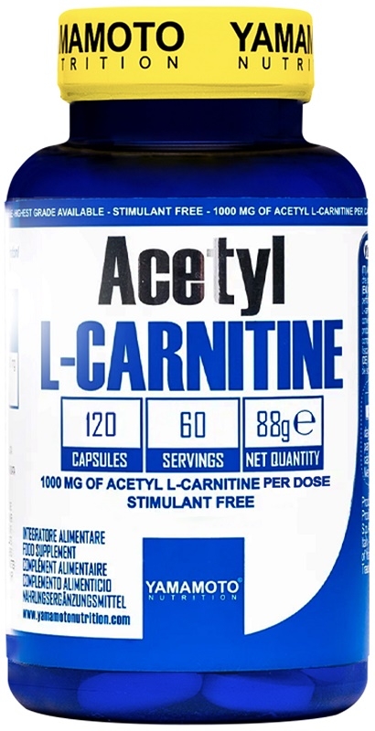 YAMAMOTO N ACETYL L CARNITINE 1000MG 120 CAPSULE
