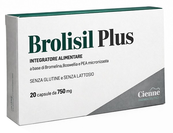 BROLISIL PLUS 20 CAPSULE DA 750 MG SENZA GLUTINE SENZA LATTOSIO