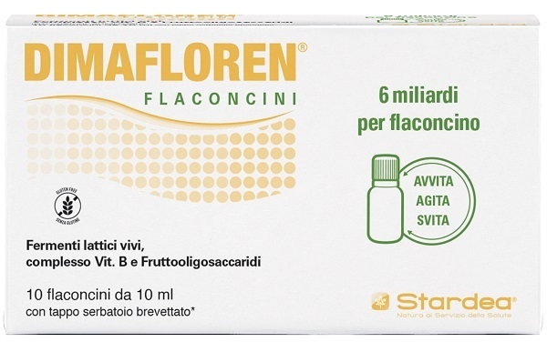 DIMAFLOREN 6 MILIARDI 10 FLACONCINI DA 10 ML SENZA GLUTINE