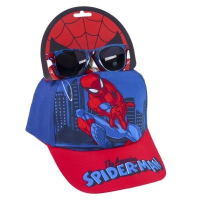 SPIDER SET CAPPELLO+OCCHIALE DA SOLE