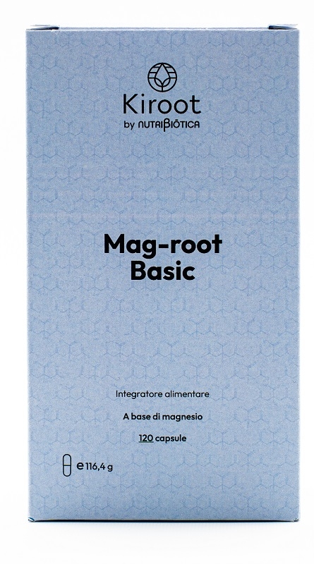 KIROOT BY NUTRIBIOTICA MAG ROOT BASIC 120 CAPSULE SENZA GLUTINE SENZA LATTOSIO
