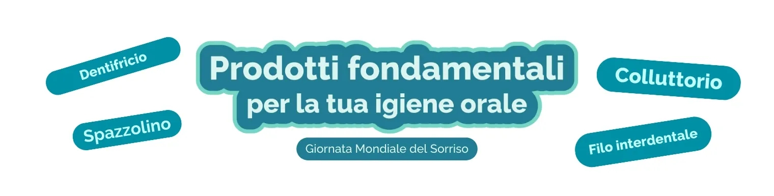 Scopri la nostra selezione di prodotti per l'igiene orale per offrirti una freschezza duratura e completa ogni giorno.