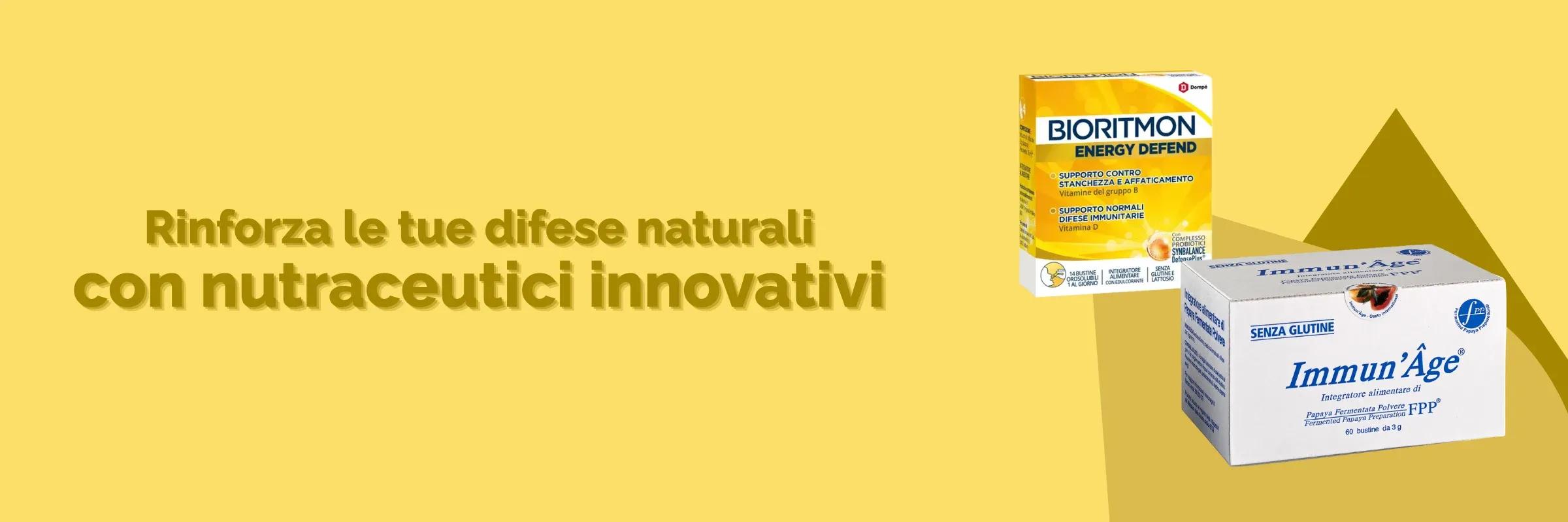 Difese immunitarie: integratori naturali Bioritmon e Immun’Age