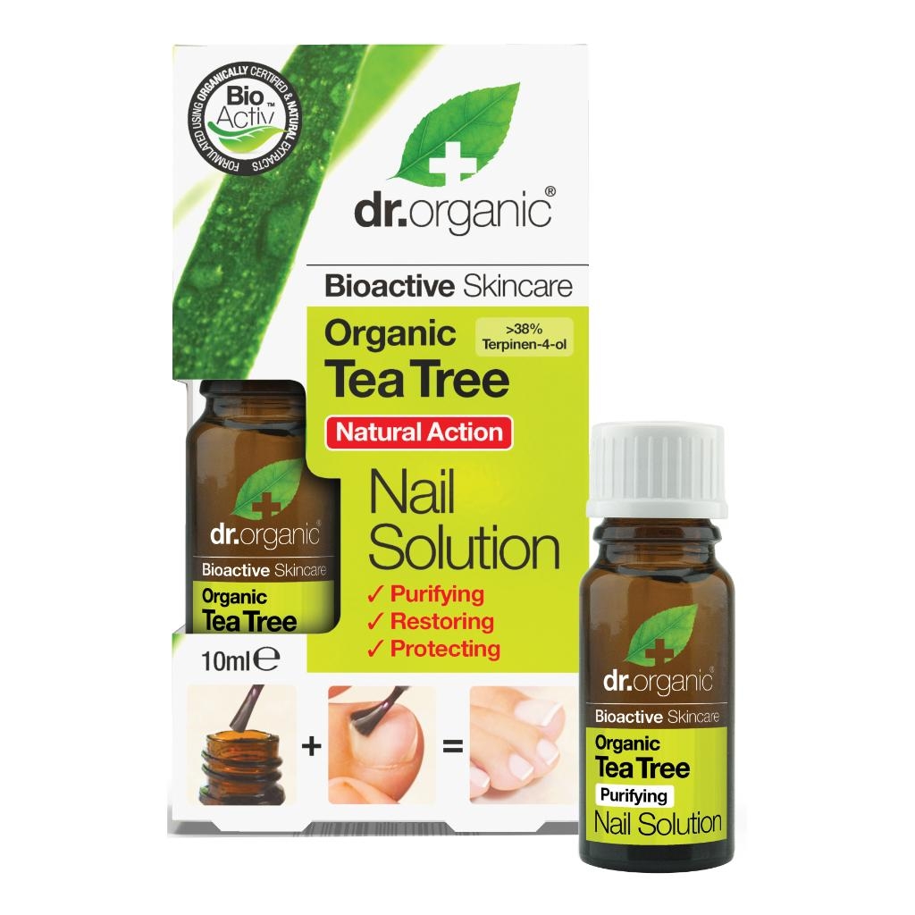 DR ORGANIC TEA TREE NAIL SOLUTION SOLUZIONE UNGHIE 10 ML