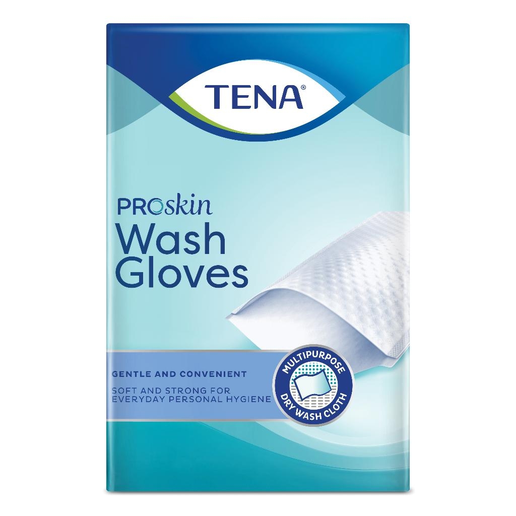 GUANTO PER IGIENE TENA WASH 50 PEZZI