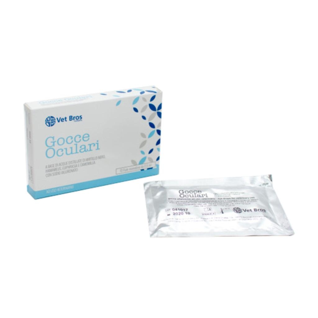 VET BROS SOLUZIONE SALINA STERILE OFTALMICA AD USO VETERINARIO 10 FIALE DA 5 ML