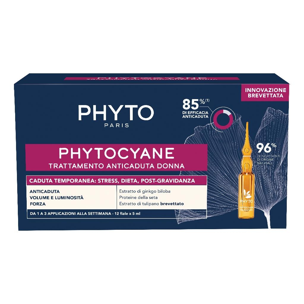 PHYTOCYANE FIALE DONNA CADURA TEMPORANEA 12 FIALE DA 5 ML