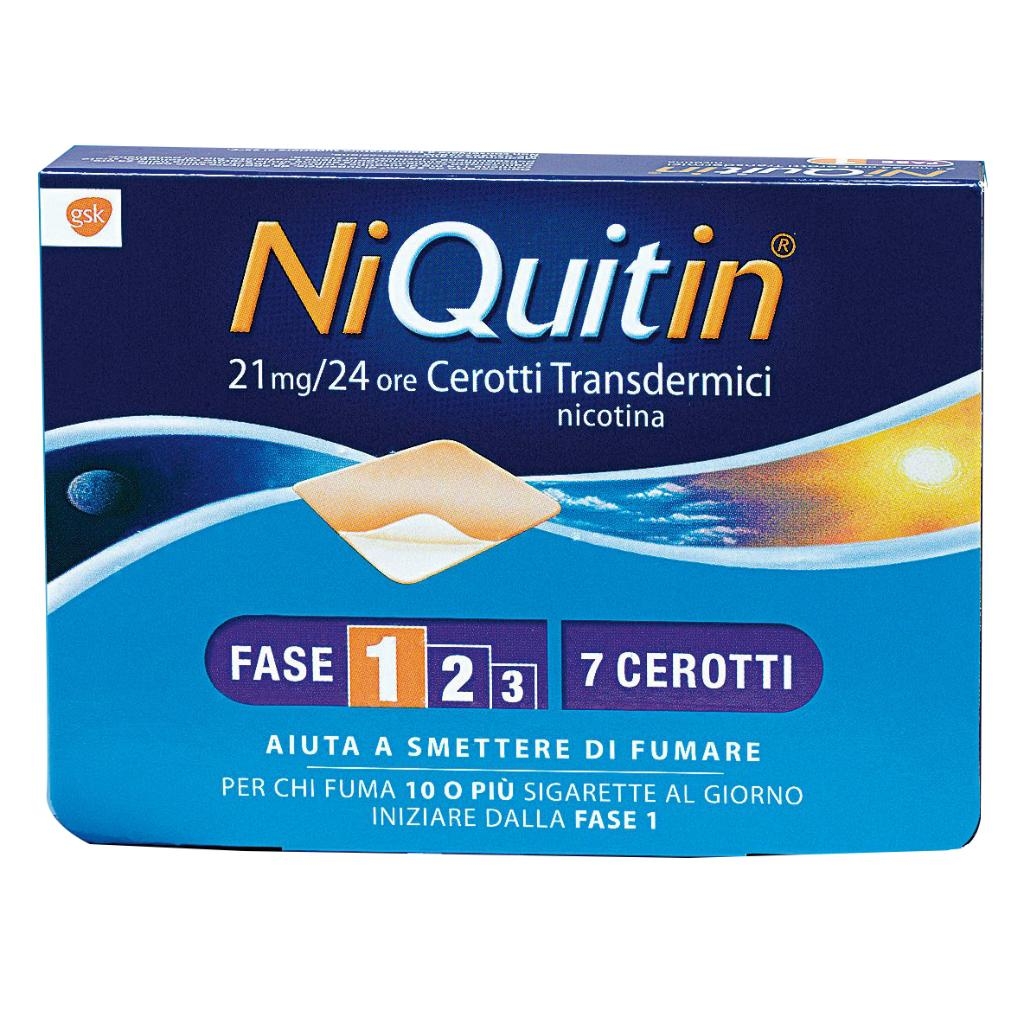 NIQUITIN 21 MG/24 ORE CEROTTI TRANSDERMICI