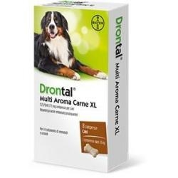 DRONTAL MULTI AROMA CARNE XL 525/504/175 MG COMPRESSE PER CANI