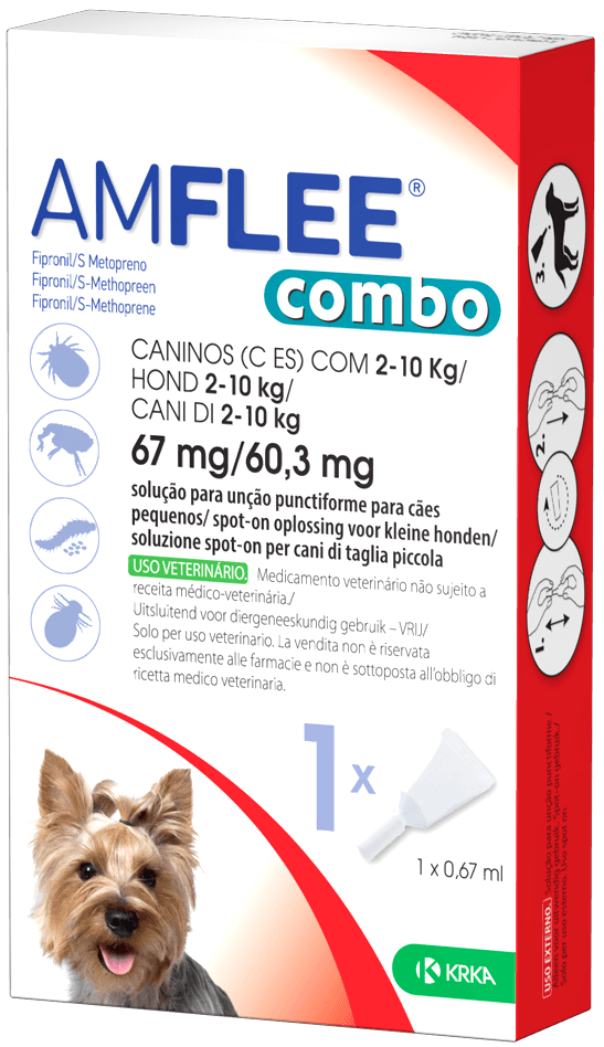 AMFLEE COMBO 67 MG/60,3 MG SOLUZIONE SPOT-ON PER CANI DI TAGLIA PICCOLA