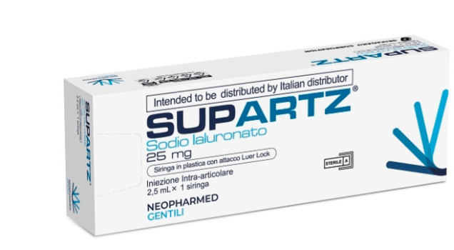 SIRINGA PRERIEMPITA INTRA-ARTICOLARE SUPARTZ ACIDO IALURONICO 25 MG 2,5 ML 1 PEZZO